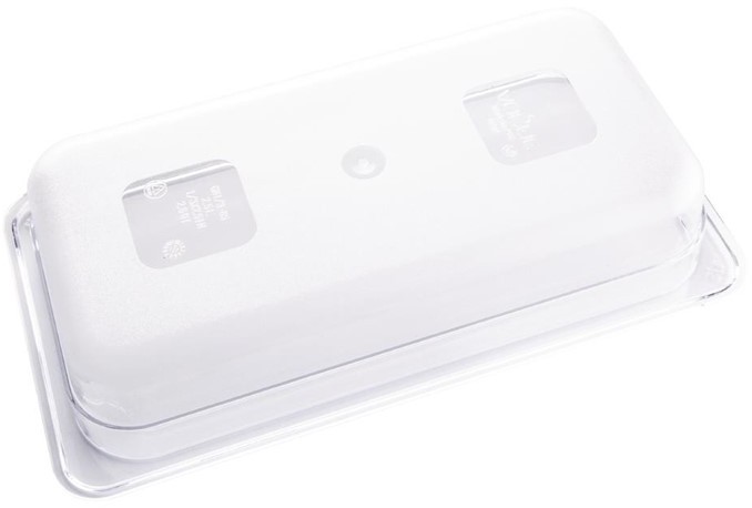  Vogue Bac Gastronorme en polycarbonate transparent un tiers 65mm Vogue 