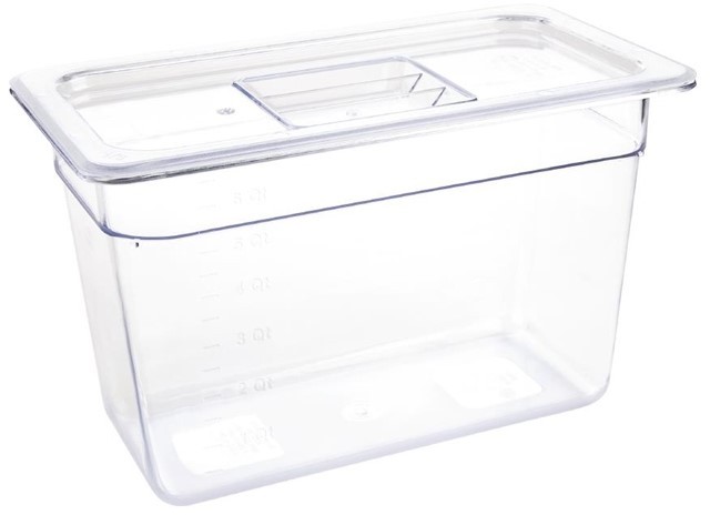 Vogue Bac Gastronorme en polycarbonate transparent un tiers 200mm Vogue 