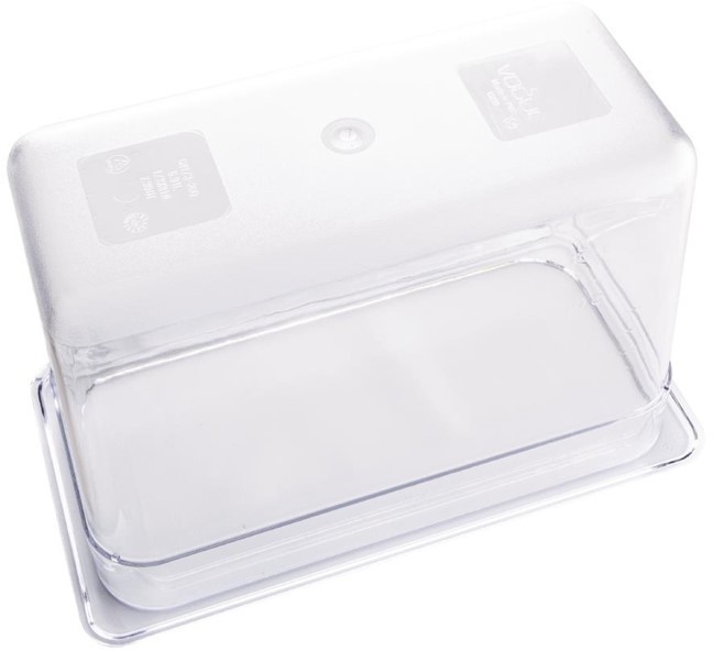  Vogue Bac Gastronorme en polycarbonate transparent un tiers 200mm Vogue 
