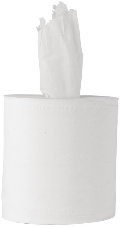  Tork Bobines de papier d'essuyage pour distributeur &agrave; d&eacute;vidage central x6 blanches 