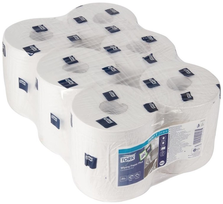  Tork Bobines de papier d'essuyage pour distributeur à dévidage central x6 blanches 