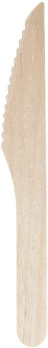  Fiesta Couteaux en bois biod&eacute;gradables lot de 100 