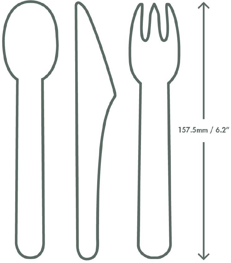  Vegware Couteaux en papier compostables (lot de 1000) 