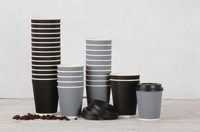  Fiesta Couvercles noirs pour gobelets 225ml (lot de 1000) 