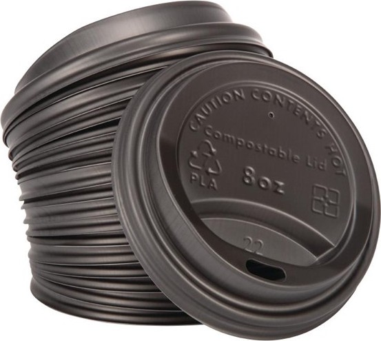  Fiesta Couvercles gobelets boissons chaudes CPLA compostables Green 225 ml (lot de 1000) 