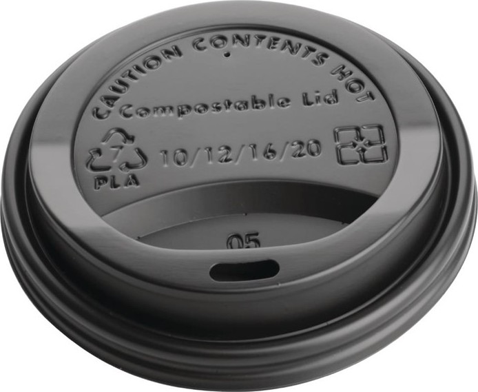  Fiesta Couvercles gobelets boissons chaudes CPLA compostables Green 340 ml (lot de 1000) 