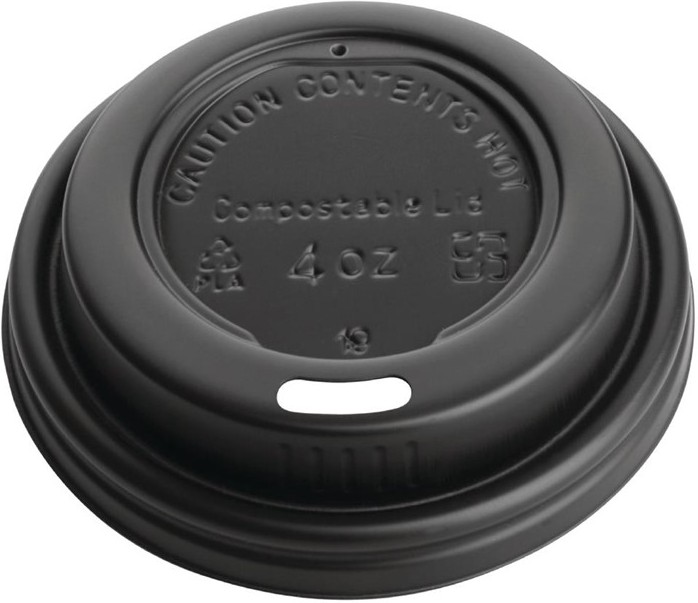  Fiesta Gobelets espresso compostables en CPLA noirs Green 113ml (x1000) 