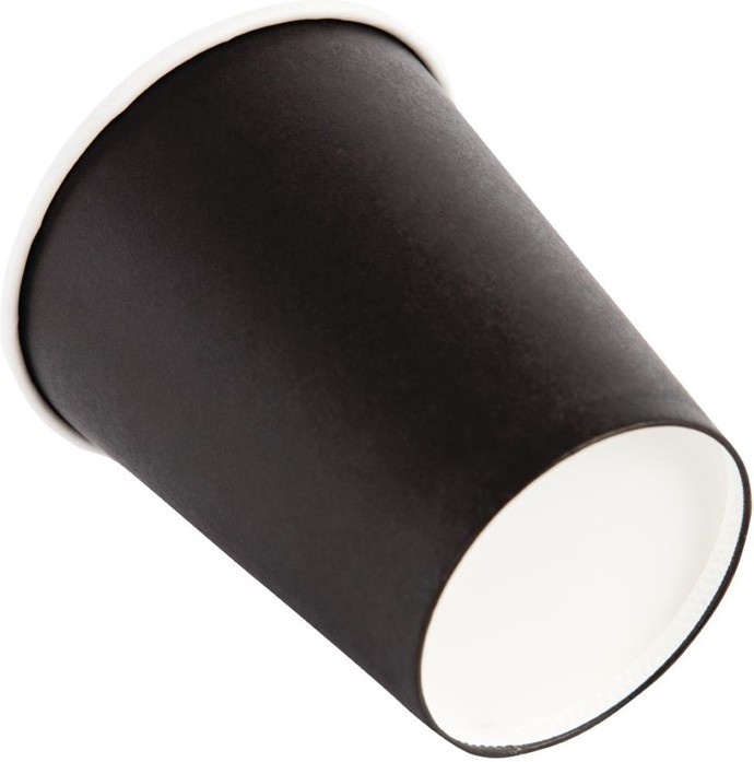  Fiesta Gobelets jetables boissons chaudes noirs 225ml x1000 