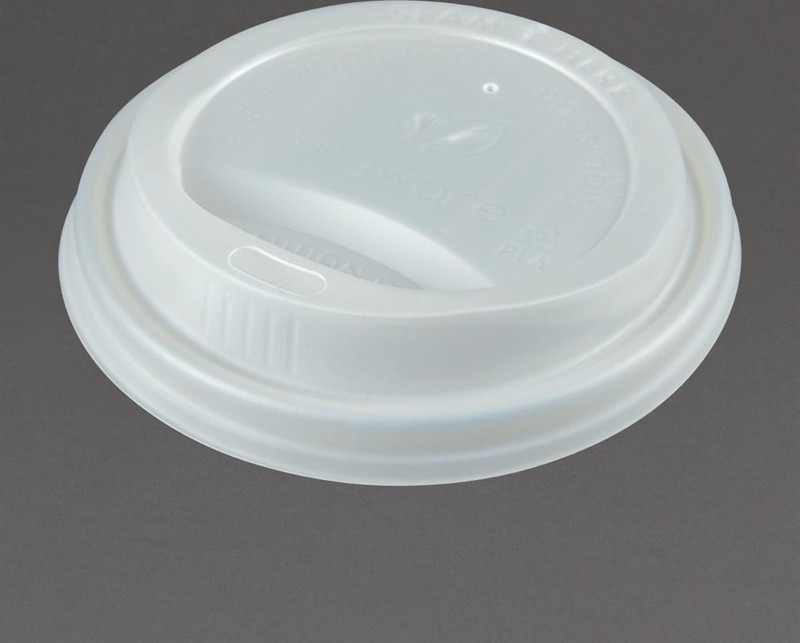  Vegware Couvercles pour gobelets boissons chaudes compostables 225ml (lot de 1000) 