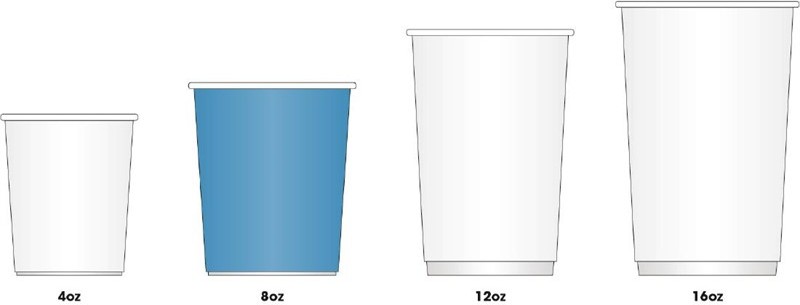  Fiesta Gobelets boissons chaudes paroi isolante ondul&eacute;e marron clair 225ml x500 