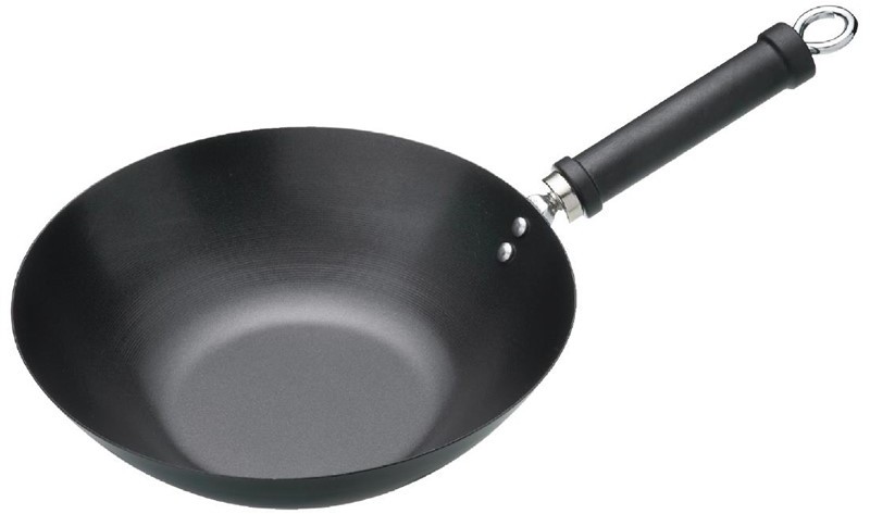  KitchenCraft Wok antiadh&eacute;sif fond plat 305mm 