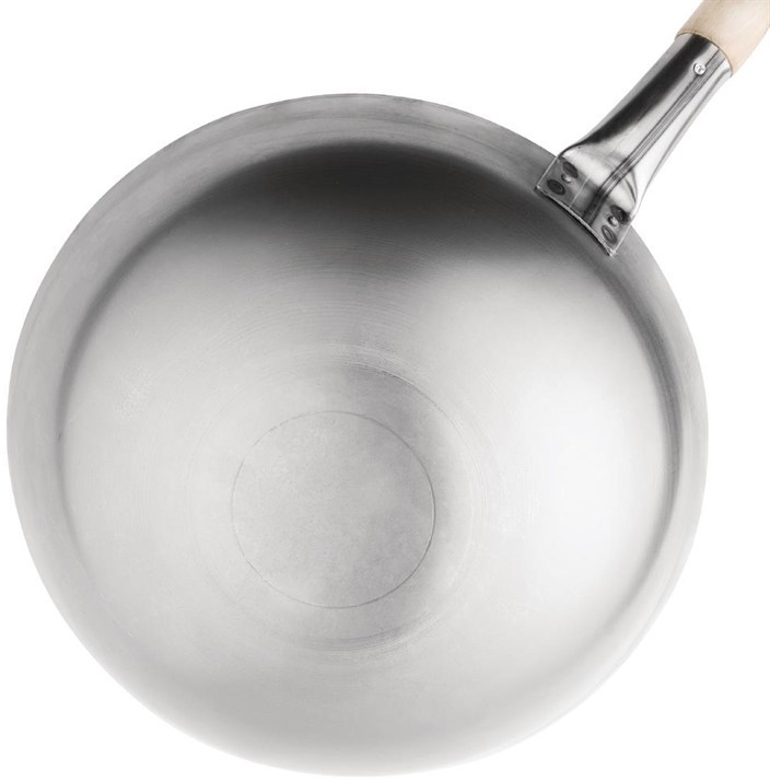  Vogue Wok conique en acier doux 35,6cm 