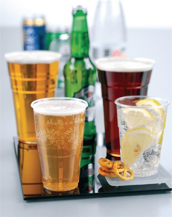  Gastronoble Verres jetables 570 ml au bord Plastico (lot de 1000) 