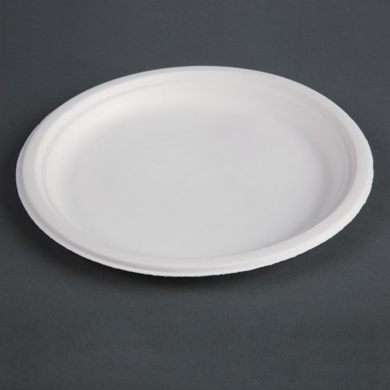  Fiesta Assiettes en bagasse compostables Green 26 cm (x50) 