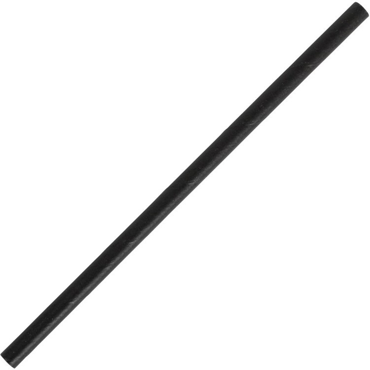  Fiesta Pailles agitateurs en papier compostables Green noires 