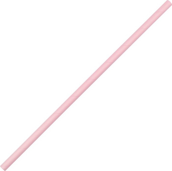  Fiesta Pailles compostables en papier roses Compostable (lot de 250) 