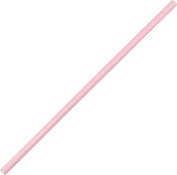  Fiesta Pailles compostables en papier roses Compostable (lot de 250) 