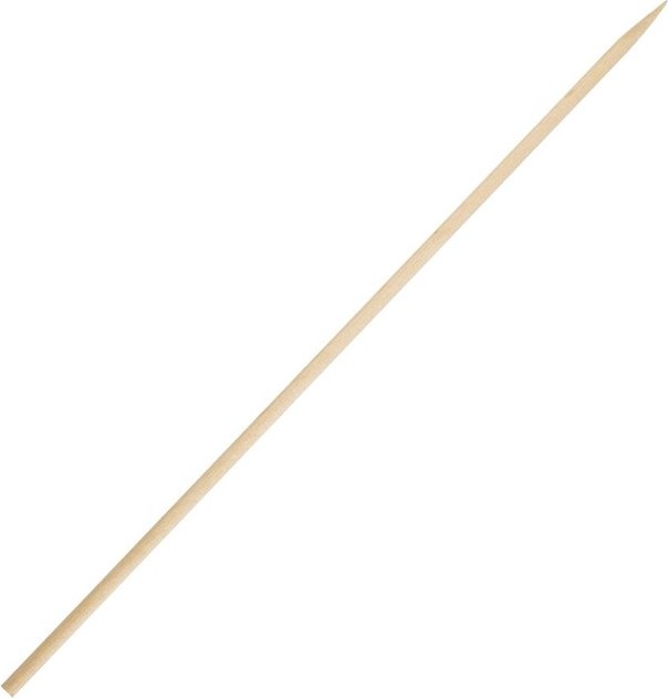  Fiesta Brochettes en bois biod&eacute;gradables Green 180mm 