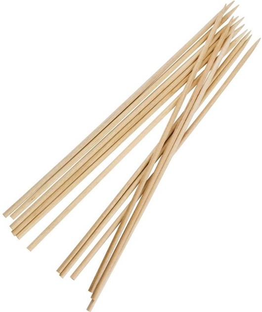  Fiesta Brochettes en bois biod&eacute;gradables Green 180mm 