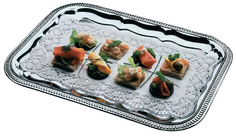  Gastronoble Plateau traiteur semi-jetable 410 x 310mm 