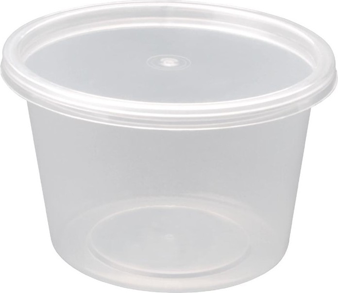  Fiesta Pots &agrave; sauce micro-ondables en plastique Recyclable 100ml (lot de 100) 