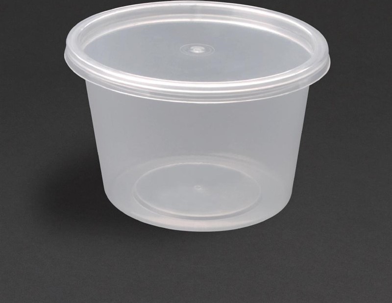  Fiesta Pots &agrave; sauce micro-ondables en plastique Recyclable 100ml (lot de 100) 