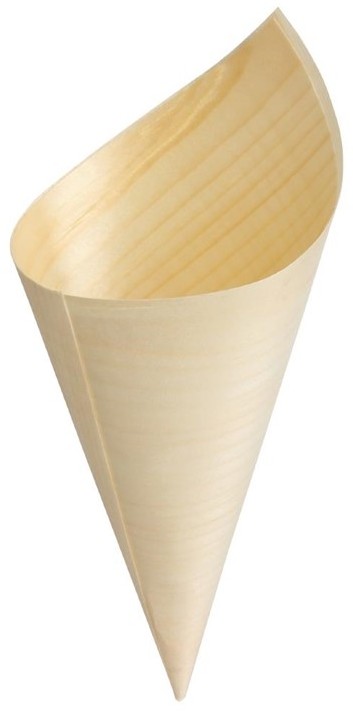  Fiesta C&ocirc;nes biod&eacute;gradables en peuplier Green 75x170mm 