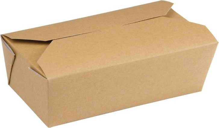  Colpac Cartons alimentaires rectangulaires kraft 985ml (lot de 250) 