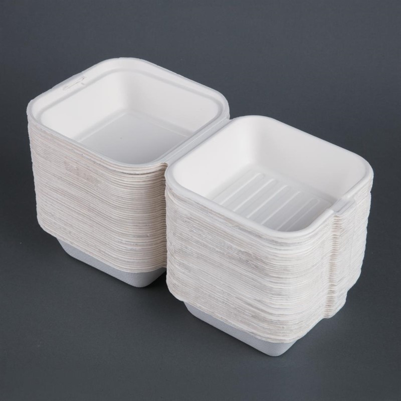  Fiesta Bo&icirc;tes &agrave; hamburger compostables Green 15,3 cm (x500) 