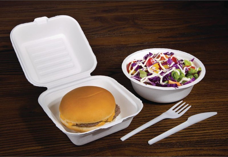  Fiesta Boîtes à hamburger compostables Green 15,3 cm (x500) 