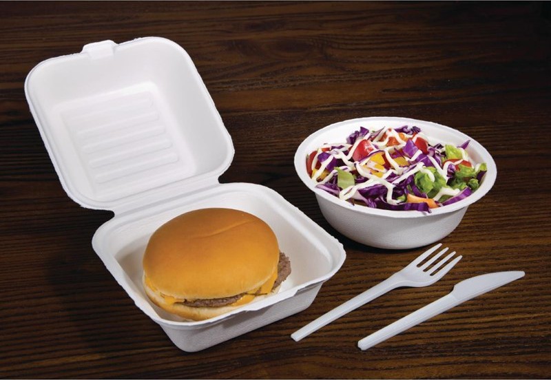  Fiesta Bo&icirc;tes &agrave; hamburger compostables Green 15,3 cm (x500) 