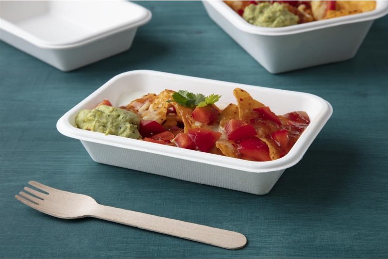  Fiesta Barquettes en bagasse compostables Green 18 cm (x50) 