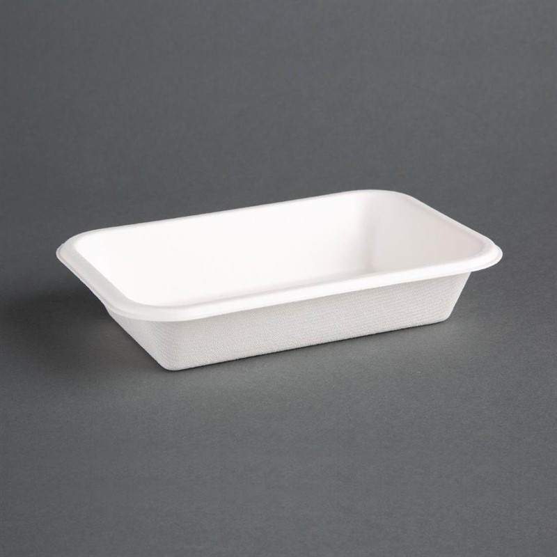  Fiesta Barquettes en bagasse compostables Green 18 cm (x50) 