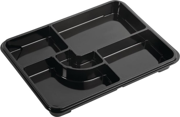  Gastronoble Plateaux repas recyclables Bento Faerch 263 x 201 mm (lot de 90) 