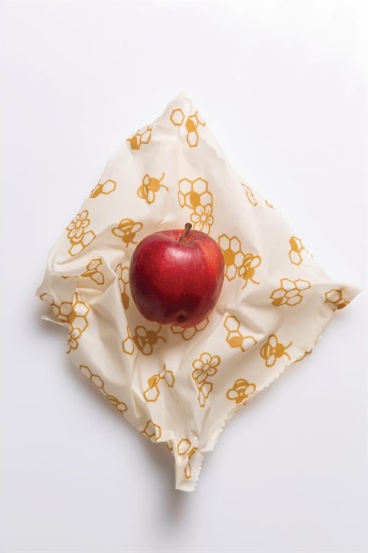  Gastronoble Feuilles d'emballage alimentaire &agrave; la cire d'abeille Nuts taille S (lot de 10) 