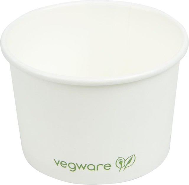 Vegware Pots pour aliments chauds compostables 110ml (Lot de 1000) 