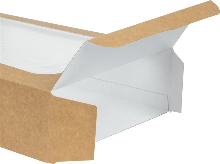  Vegware Bo&icirc;tes compostables standards avec plateau et couvercle &agrave; fen&ecirc;tre (Lot de 50) 