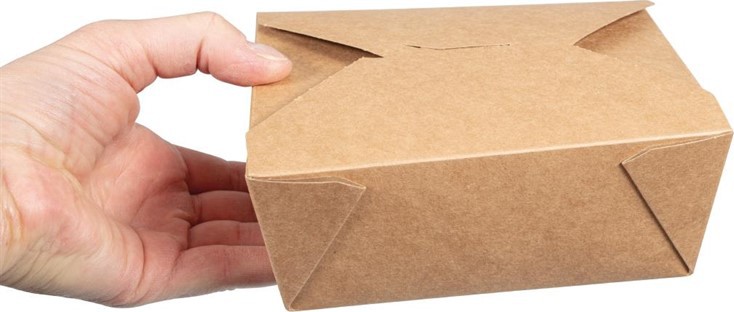  Vegware Bo&icirc;tes alimentaires en carton compostable N&deg;3 1800ml (lot de 180) 