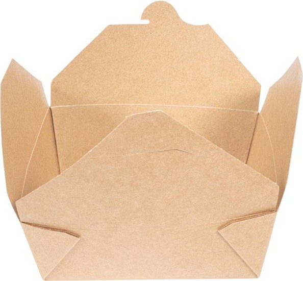  Vegware Bo&icirc;tes alimentaires en carton compostable N&deg;3 1800ml (lot de 180) 