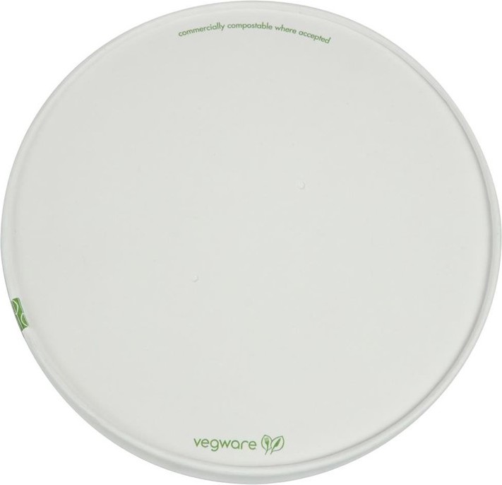  Vegware Couvercles &agrave; trous en carton doubl&eacute; PLA s&eacute;rie 185 (lot de 300) 