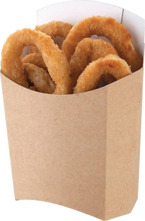  Colpac Grands &eacute;tuis &agrave; frites kraft compostables (lot de 1000) 