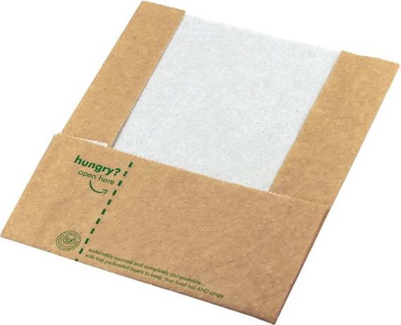  Vegware Sachets panini kraft compostables (lot de 500) 