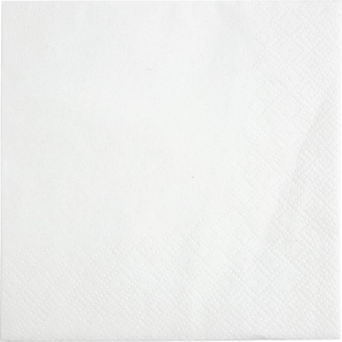  Fiesta Serviettes cocktail 2 plis pliage 1/4 240mm blanches (lot de 4000) 