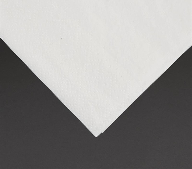  Fiesta Serviettes d&icirc;ner 2 plis format 1/8 400mm blanches (lot de 2000) 