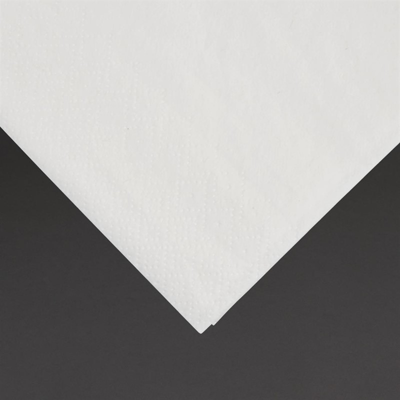  Fiesta Serviettes d&icirc;ner 2 plis format 1/8 400mm blanches (lot de 2000) 