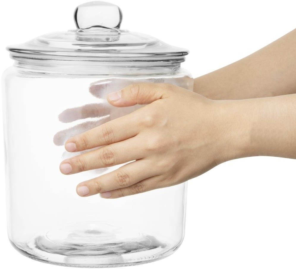  Olympia Ensemble de bocaux &agrave; biscuits en verre 6350ml et 3800ml 