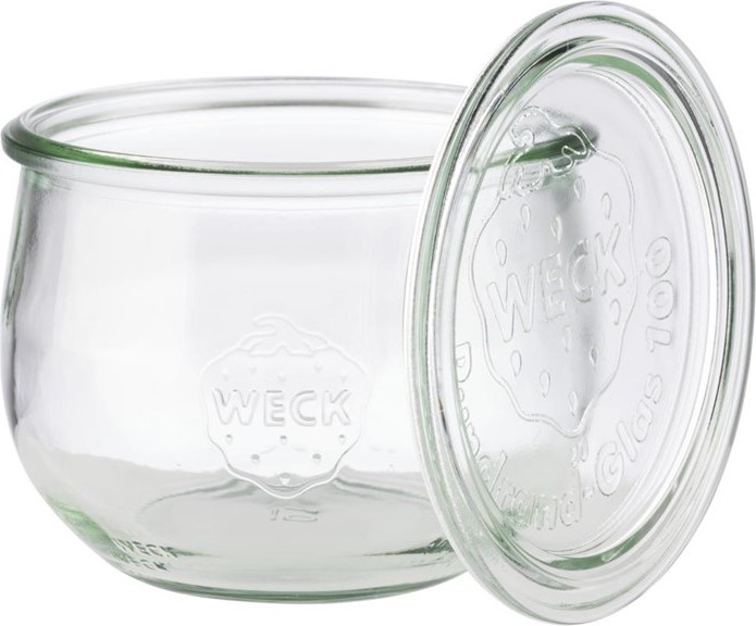  APS Bocaux en verre tulipe avec couvercle Weck 580&nbsp;ml (lot de 6) 