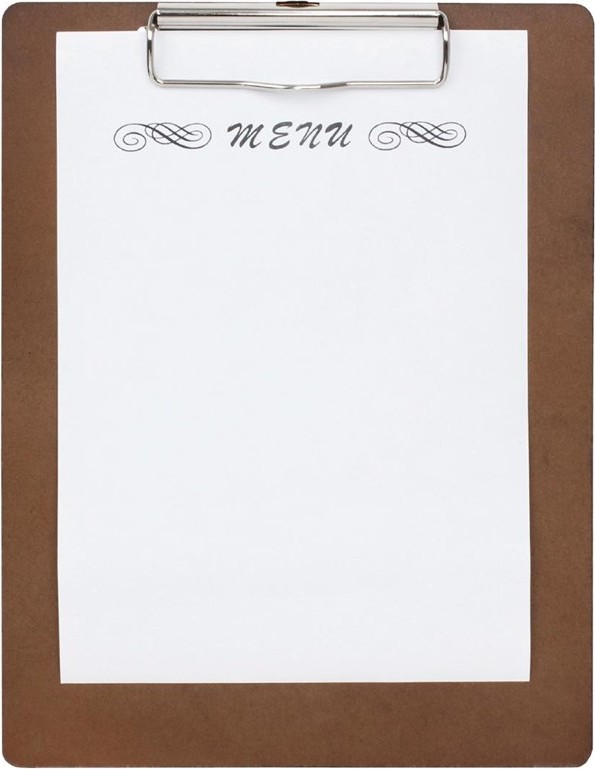  Olympia Plaque porte-menus en contreplaqu&eacute; A5 