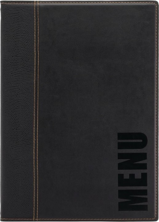  Securit Prot&egrave;ge-menus contemporain A4 noir 