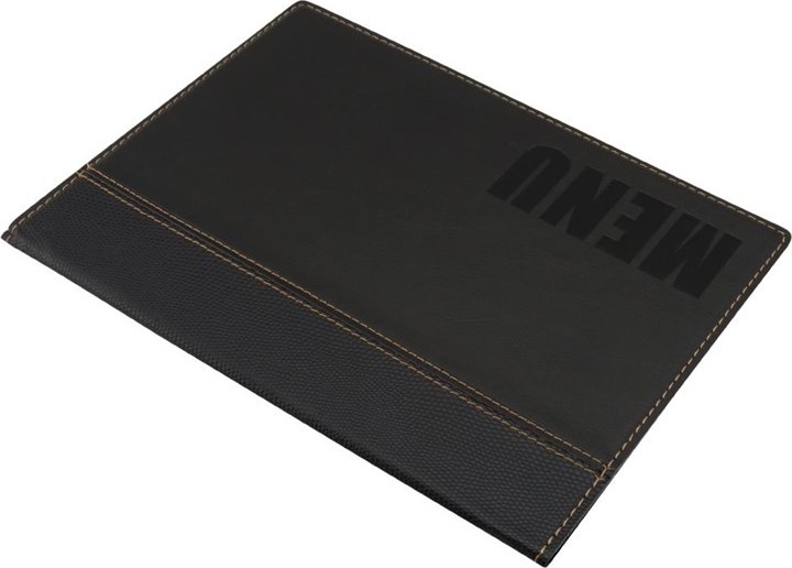  Securit Prot&egrave;ge-menus contemporain A5 noir 